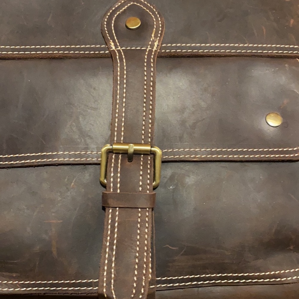NEW BRASS TACKS Leathercraft Backpack - Picture 8 of 8